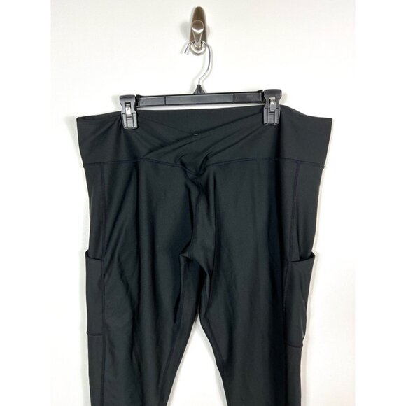 Obsession‎ black leggings with side pockets - Picture 2 of 7